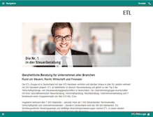 Tablet Screenshot of etl.de