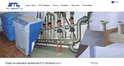 Desktop Screenshot of etl.cz